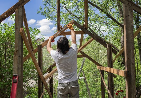 Wood Pergola Repair in North Little Rock